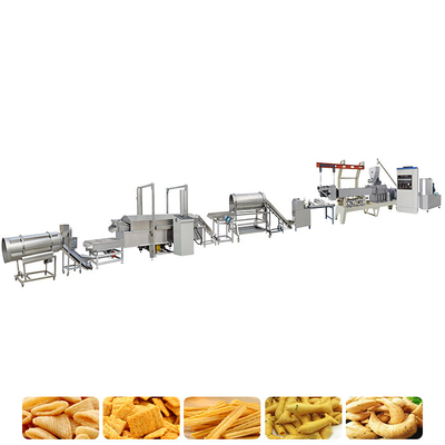 2D extrusora Fried Snack Production Line 200kg/H do alimento de petisco 3D