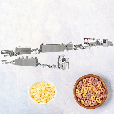 o milho do parafuso 38CrMoAL lasca-se a linha de produção alimentar 25000x1500x2200mm do petisco